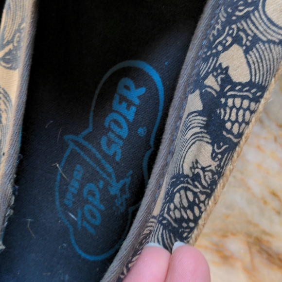 SPERRY Floral Top Sider Loafers - 10 - Picture 5 of 7